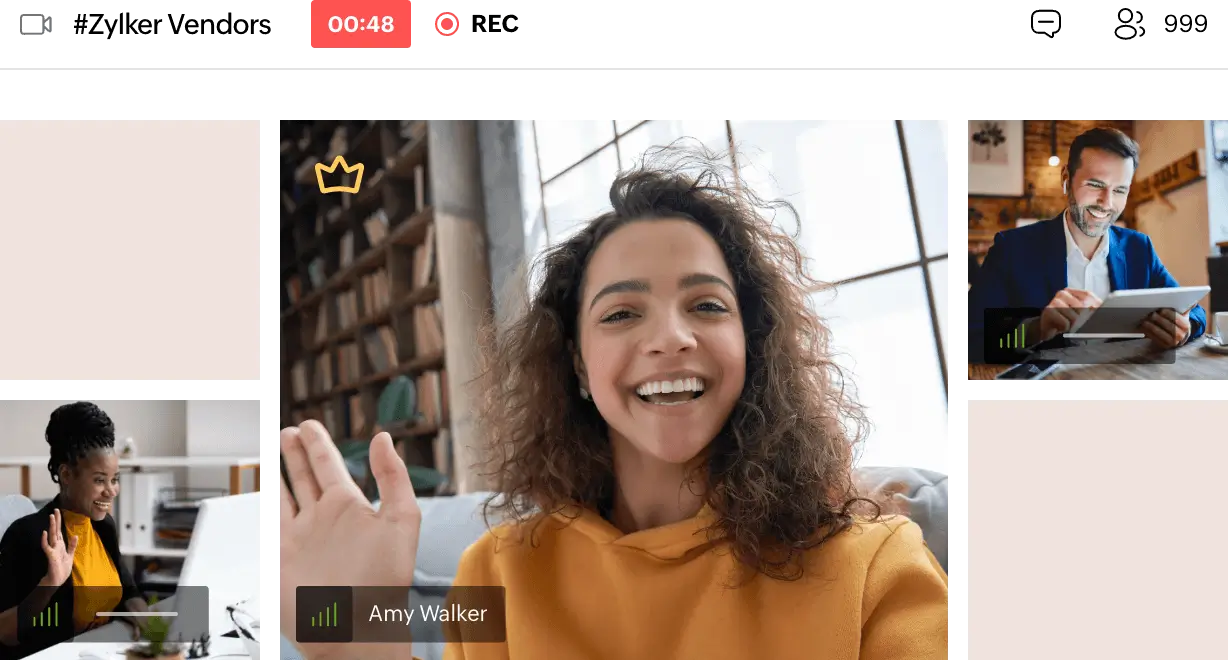 Zoho Meeting – secure online meetings